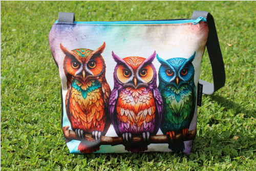 Crossbody Tři sovy — foto 2