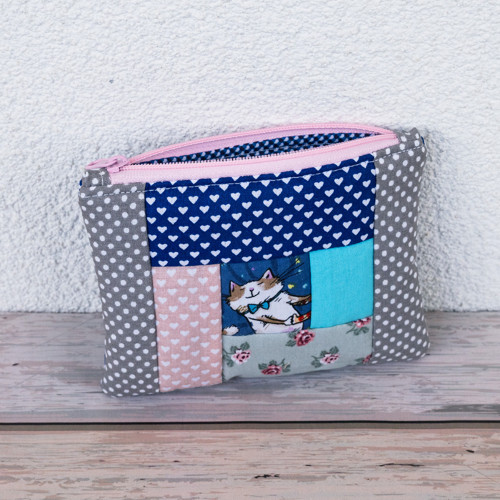 Měkoučká kapsička. Vzor patchwork. — foto 2