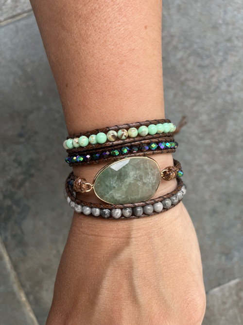 Wrap náramek Zemská múza — foto 3