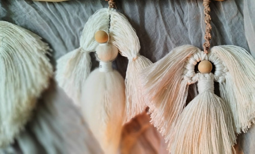 Macramé závěs " Andělé " — foto 3