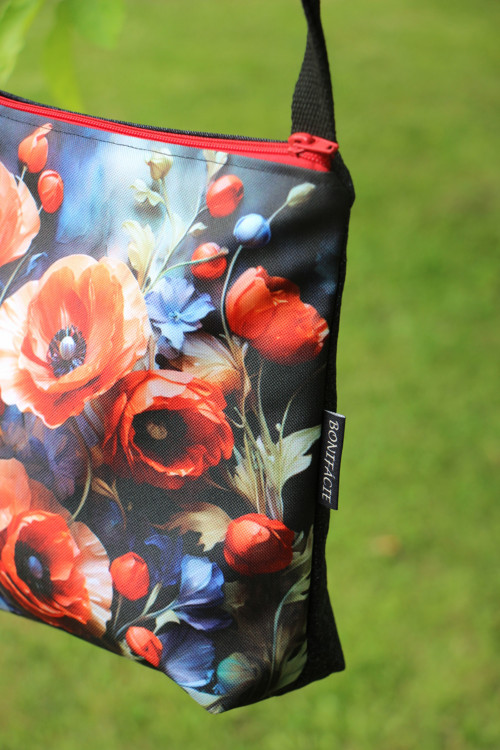 Crossbody Letní vlčí máky — foto 3