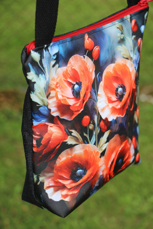 Crossbody Letní vlčí máky — foto 4