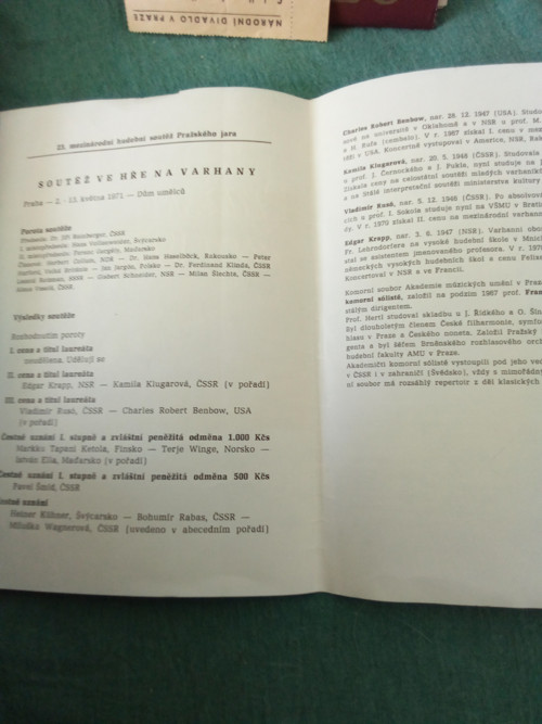 Koncert Pražské jaro 1971 — foto 2