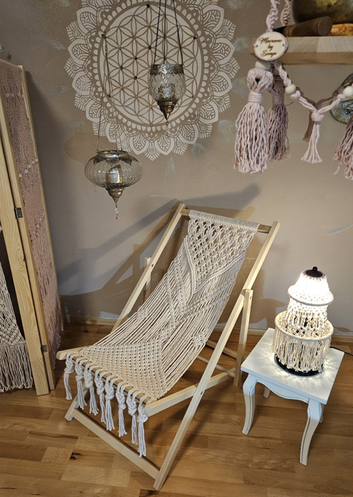 Macramé LEHÁTKO LENY bez područek — foto 6