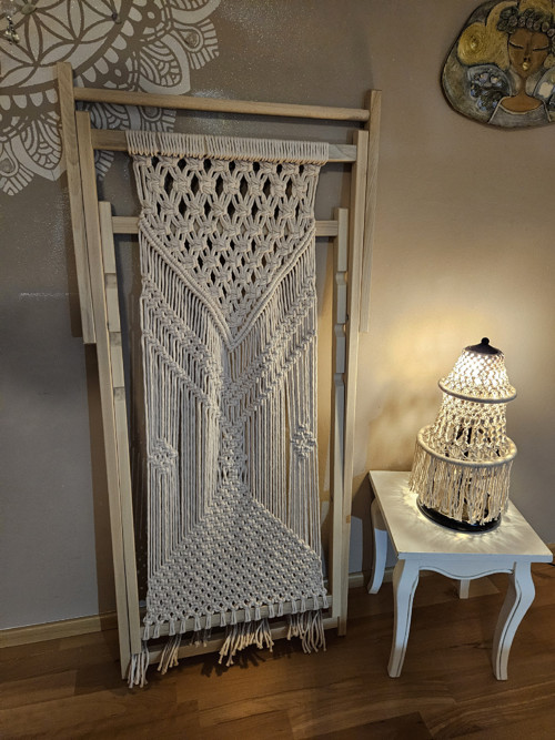 Macramé LEHÁTKO LENY bez područek — foto 2