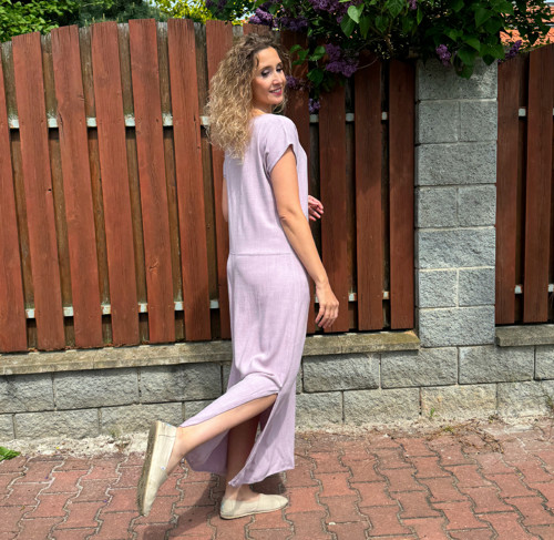 Rovné šaty s kapsičkami Lila vel. M — foto 4