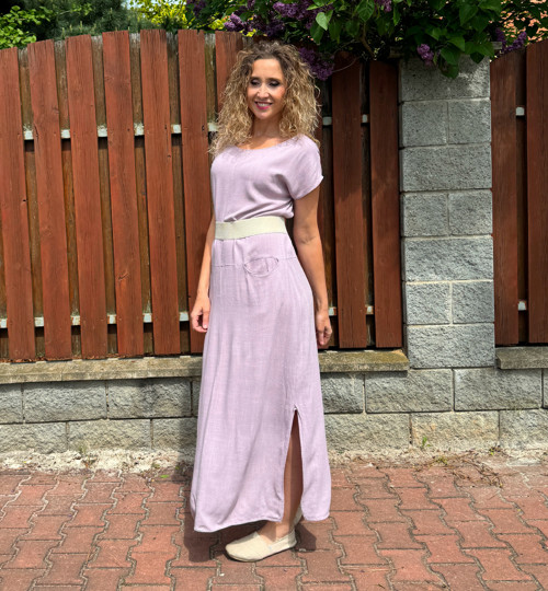 Rovné šaty s kapsičkami Lila vel. M — foto 5