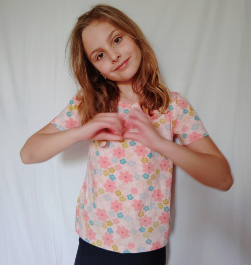 Tričko - kytičkové - bio — foto 4