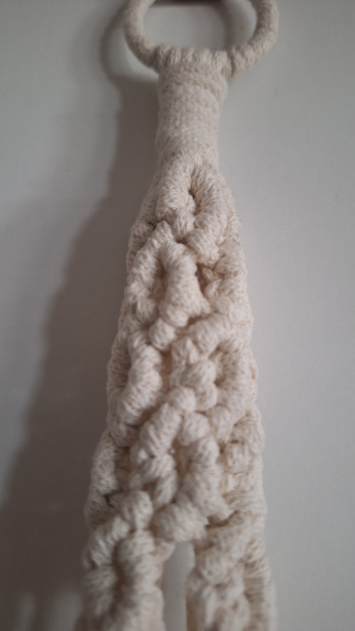 Boho závěs na rostlinku Creamy — foto 2