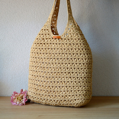 DOLCE - RAFFIA ISPIE - Khaki , 45x40 CM — foto 3