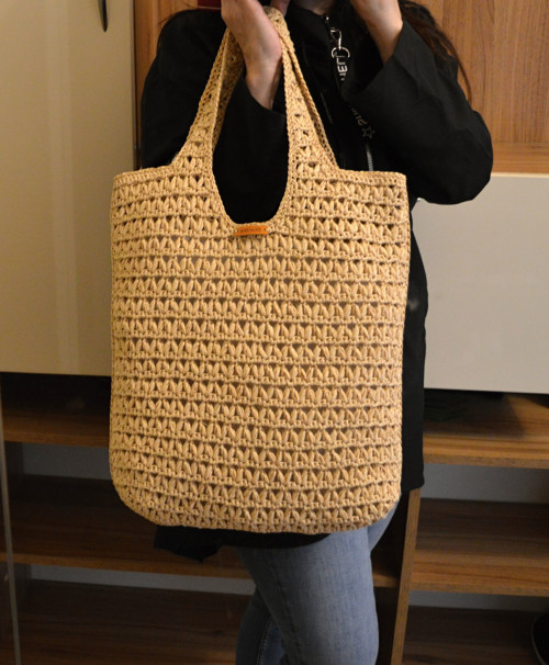 DOLCE - RAFFIA ISPIE - Khaki , 45x40 CM — foto 5