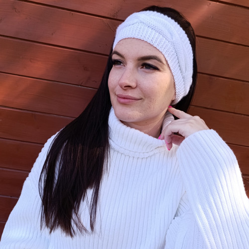 Čelenka dámská bílá — foto 2