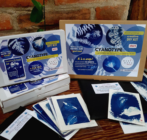 DIY kit CYANOTYPE "MINI" - sada v angličtině — foto 2