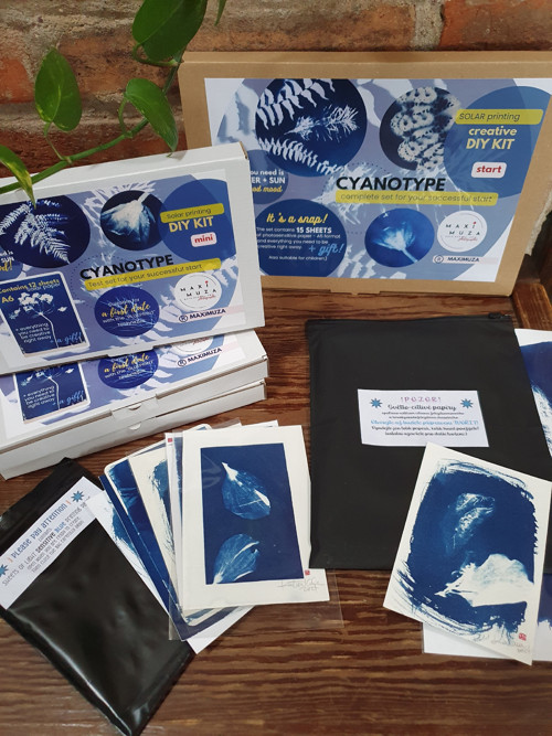 DIY kit CYANOTYPE "MINI" - sada v angličtině — foto 6