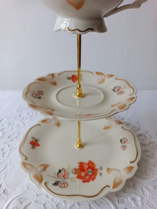 Porcelánová etažérka — foto 4