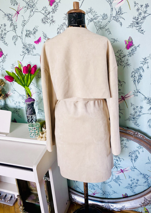 Kabát wrap luxusní — foto 5