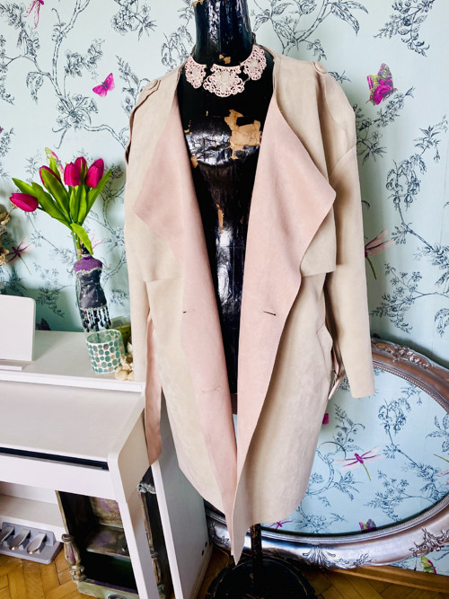 Kabát wrap luxusní — foto 4