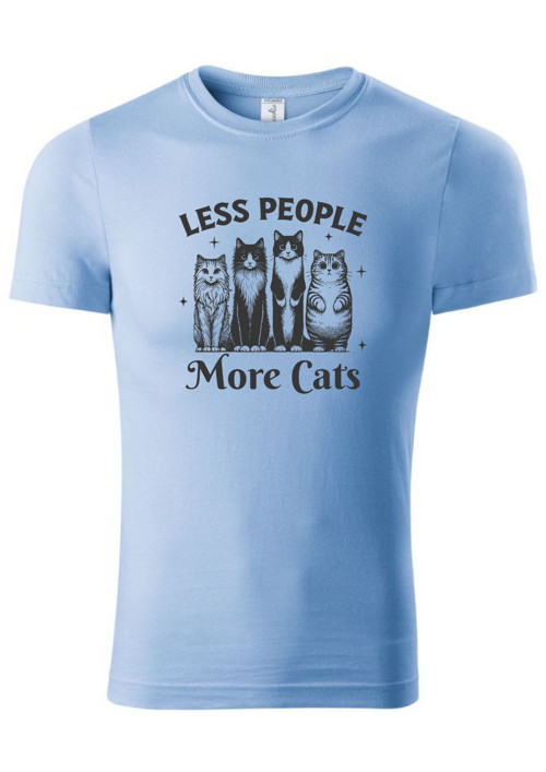 Dětské tričko "Less people, more cats" — foto 3