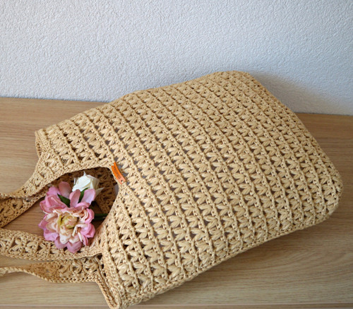 DOLCE - RAFFIA ISPIE - Khaki , 45x40 CM — foto 4