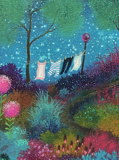 Zasutá zahrada - 30x30cm — foto 3