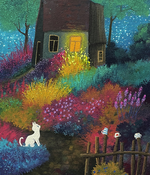 Zasutá zahrada - 30x30cm — foto 4