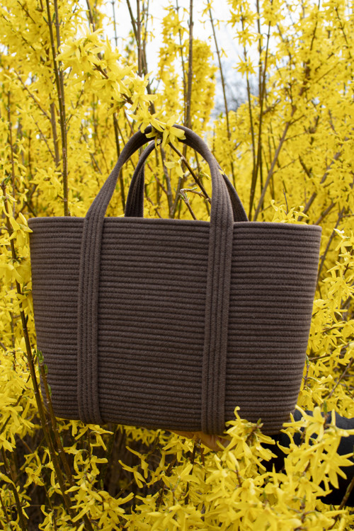 Kabelka SHOPPER čokoládová — foto 2