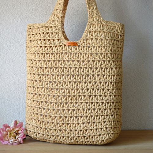 DOLCE - RAFFIA ISPIE - Khaki , 45x40 CM — foto 6