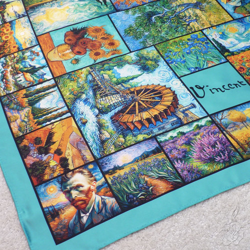 Šátek - styl Vincent van Gogh — foto 5