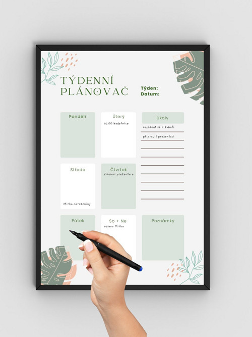 Týdenní Plánovač | Listy | Pdf — foto 2