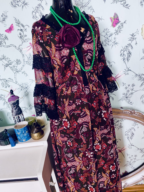 Boho šaty s krajkou — foto 2