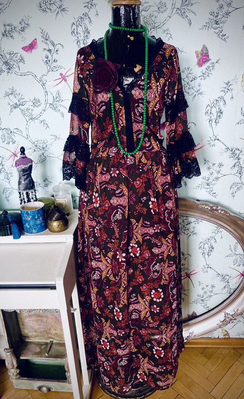 Boho šaty s krajkou — foto 3