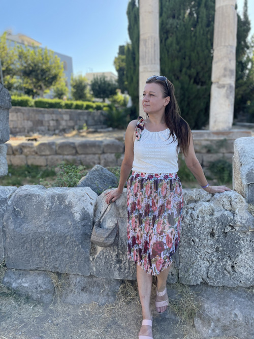 Plisovaná tylová sukně — foto 2