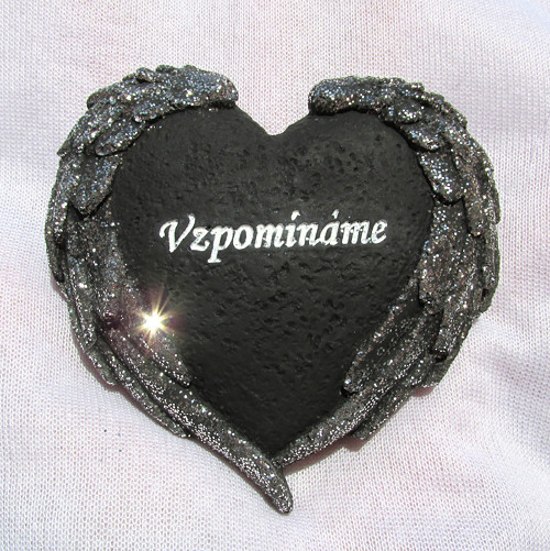 Smuteční srdce - vzpomínkové — foto 2