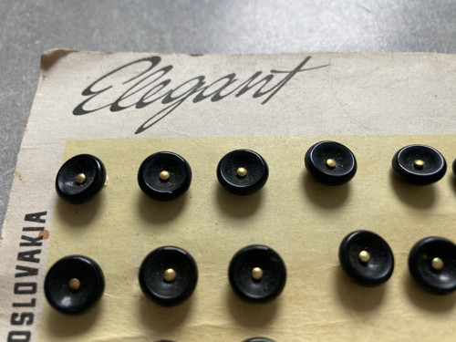 Vintage knoflíčky Elegant – Jablonex, ČSSR (36 ks) — foto 2
