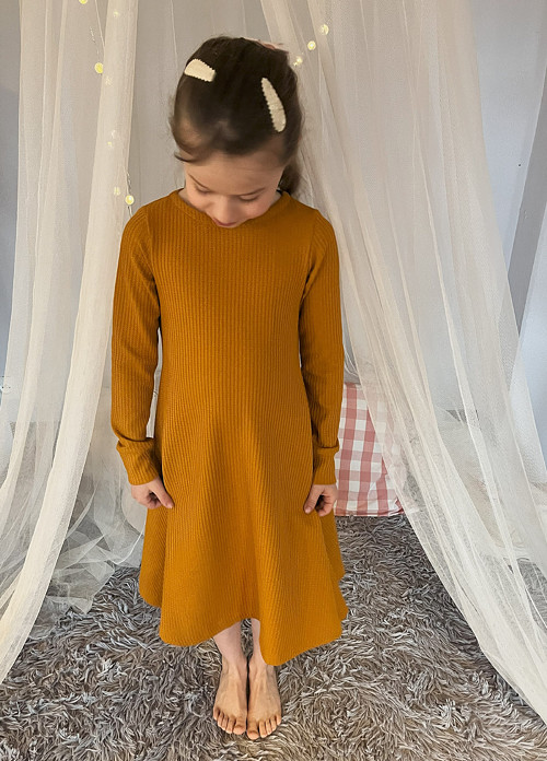 Vaflové šaty SOFIE - Podzimní listí — foto 5