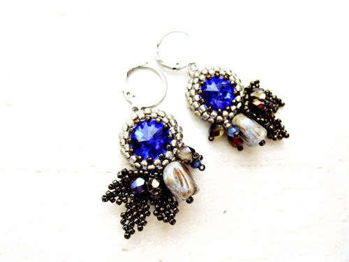 Royal Blue ... Swarovski rivoli — foto 4