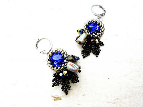 Royal Blue ... Swarovski rivoli — foto 6