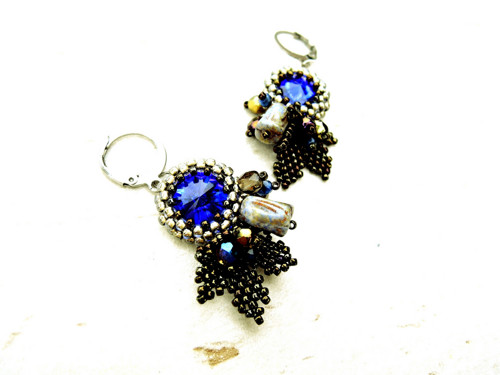 Royal Blue ... Swarovski rivoli — foto 5