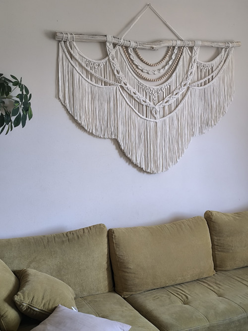 Nástěnné macramé xxl — foto 3