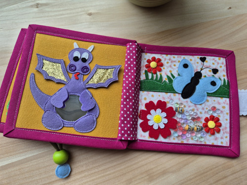 Růžová quiet book — foto 4