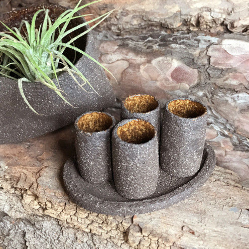 14 Mini panáčky (sada 4 ks + talířek) — foto 2