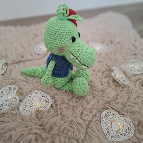Háčkovaný krokodýl Ludva — foto 5