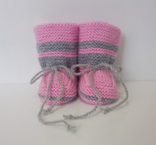 Pletené bačkůrky - 10 cm — foto 2
