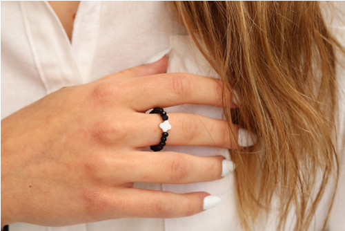 Prsteň spinel, štvorlístok — foto 2