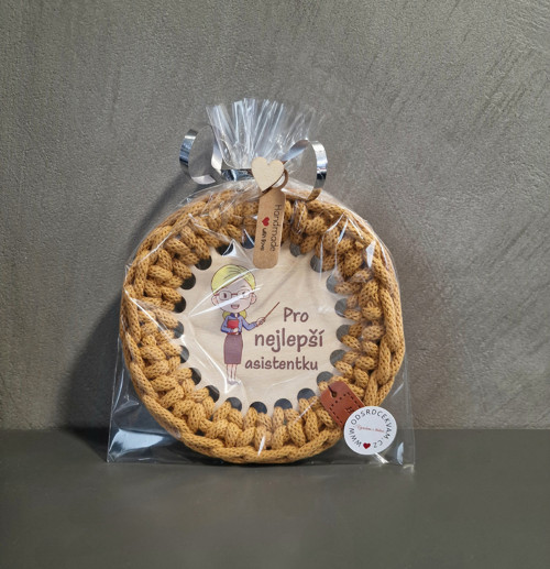 Háčkovaný tácek / podtácek 5 — foto 3