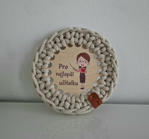 Háčkovaný tácek / podtácek 4 — foto 4