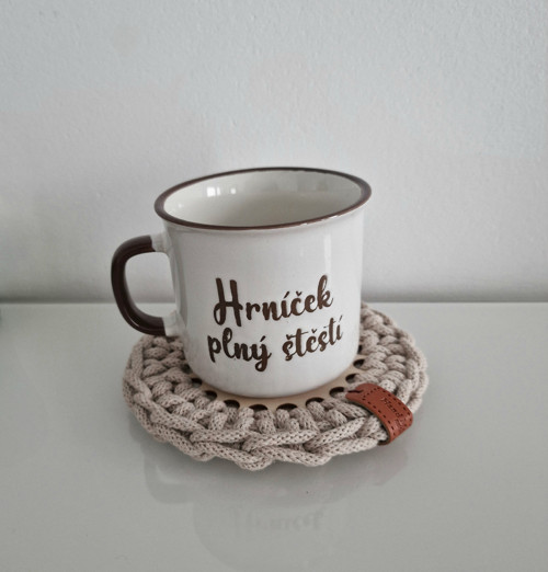 Háčkovaný tácek / podtácek 2 — foto 2