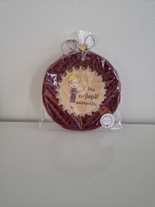 Háčkovaný tácek / podtácek 15 — foto 3