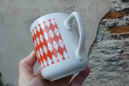 Červená...retro hrnek, Československo — foto 6
