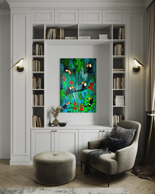 TUKANI obraz 80x120 cm — foto 5